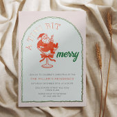 Invitation En Aluminium A Tini Bit Merry Christmas Cocktail Party