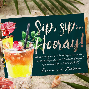 Invitation En Aluminium À votre santé ! Une soirée cocktail pour annoncer