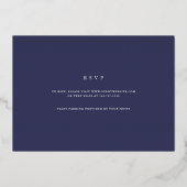 Invitation En Aluminium Abondant feuillage | Bat mitzvah botanique violet (Verso)