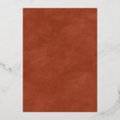 Invitation En Aluminium Abstract Watercolor (Verso)