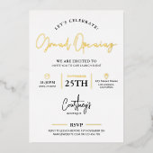 Invitation En Aluminium Activité de lancement de l'entreprise Entreprise B (Recto)