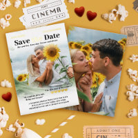 Affiche de film romantique personnalisée pour anno