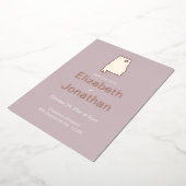 Invitation En Aluminium Alabama Destination Mariage Enregistrer La Date Ro (Rotation)