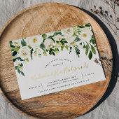 Invitation En Aluminium Alabaster Floral Bridesmaitres Brunch