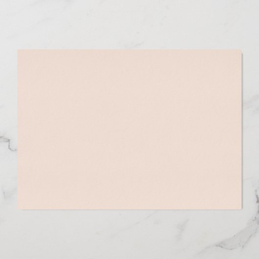 Invitation En Aluminium Andrea Tan Mariage Élégant Enregistrer La Date (Verso)