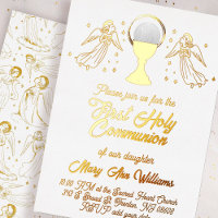 anges en feuille d'or catholiques Hoste Première C