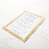 Invitation En Aluminium Anniversaire de 50e anniversaire de Mariage en arg (Rotation)