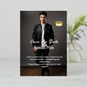 Invitation En Aluminium Annonce de Concours Masculin (Debout devant)