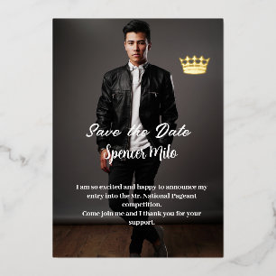 Invitation En Aluminium Annonce de concours masculin