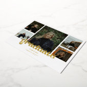 Invitation En Aluminium Annonce de diplômé 2023 multi photo (Rotation)