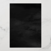 Invitation En Aluminium Antique Frame Black Muslim Wedding Gold (Verso)