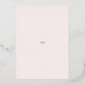 Invitation En Aluminium Aquarelle Cadre citron en Arrière - plan beige (Verso)