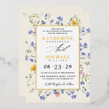 Aquarelle Fleurs du monde Détails du champ RSVP Ma