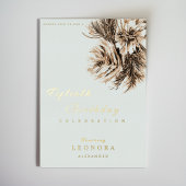 Invitation En Aluminium Aquarelle Peony Fleurs N'IMPORTE QUELLE fête d'ann