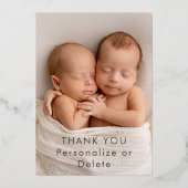 Invitation En Aluminium Arbre d'amour mignon Sens Photo personnalisée (Verso)