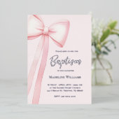 Invitation En Aluminium arc rose | Baptême (Debout devant)