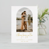 Invitation En Aluminium Arch Photo Rien De Fancy Just Love Elopement Real (Debout devant)