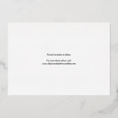 Invitation En Aluminium Arches inversées Deux mariages photo Enregistrer l (Verso)