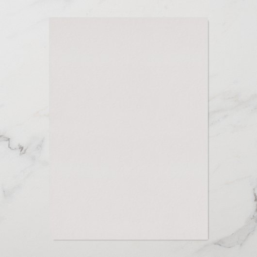 Invitation En Aluminium ARGENT FOIL Winter Onederland 1er anniversaire (Verso)