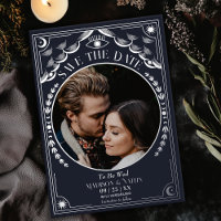 Argent Tarot gothique Mariage Photo Enregistrer la