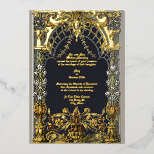 Invitation En Aluminium Art nouveau de l'ère victorienne Autel par Anton S