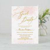 Invitation En Aluminium ArtsApp Blush Rose H2 Washed Graduation Party (Debout devant)
