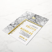 Invitation En Aluminium Austin, Texas Love Locator | Ville Mariage à thème (Rotation)