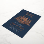 Invitation En Aluminium Aventure attend couples douche (Rotation)