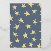 Invitation En Aluminium Baby Reveal Party Twinkle Twinkle Little Star (Verso)