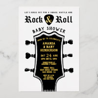 Baby shower de Guitare Rock et Roll