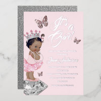 Baby shower de princesse d'argent rose d'Amérique