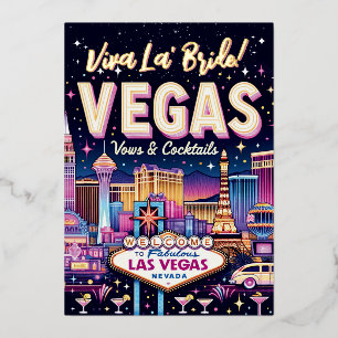 Invitation En Aluminium Bachelorette Bash Las Vegas