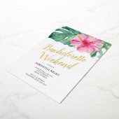 Invitation En Aluminium Bachelorette Filles Trip Party (Rotation)