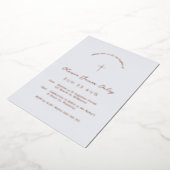 Invitation En Aluminium Baptême Baptême Bleu En vichy Fhuile Christening I (Rotation)