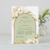 Invitation En Aluminium Baptême des tropiques vintages (Debout devant)