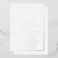 Baptême simple élégant minimaliste