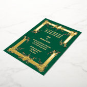 Invitation En Aluminium Baroque Rococo Rocaille Frame ca. 1775 Mariage (Rotation)