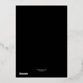 Invitation En Aluminium Batman | Chalkboard Joyeux anniversaire (Verso)