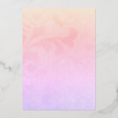 Invitation En Aluminium Beau brunch nuptial indien Mimosas et Samosas (Verso)