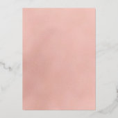 Invitation En Aluminium Bébé brillant Eucalyptus Balloon Bébé Fille Douche (Verso)