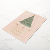 Invitation En Aluminium Bébé Il fait froid dehors Baby shower d'arbre de N (Rotation)