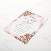 Invitation En Aluminium Bébé il fait froid dehors du Baby shower (Rotation)