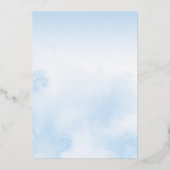 Invitation En Aluminium Bébé Il fait froid dehors Hiver Baby shower garçon (Verso)