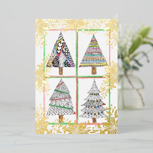 Invitation En Aluminium Belle Sainte et Ornament Bénédiction de Noël F (Debout devant)