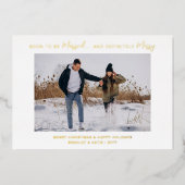 Invitation En Aluminium Bientôt Marié Engagé Joyeux Noël Mariage (Recto)