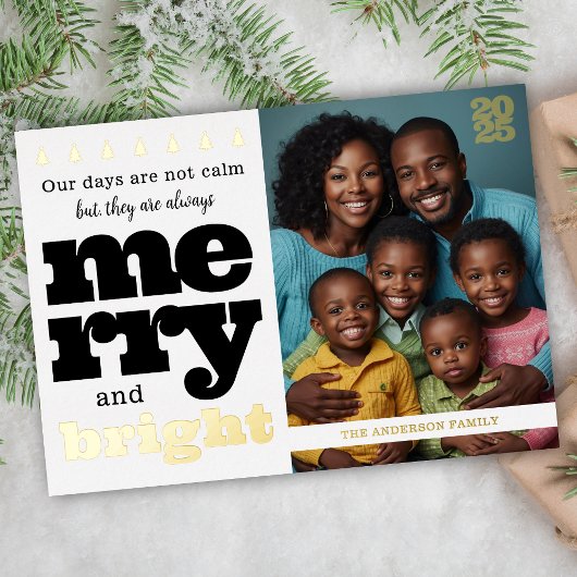 Invitation En Aluminium Black and White Foil Funny Joyeux et lumineux