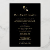 Invitation En Aluminium Black Vertical 3 Photos Collage Handwritten Fancy (Verso)