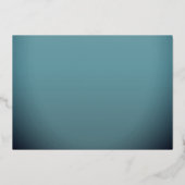 Invitation En Aluminium Bleu MBA Argent (Verso)