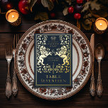 Invitation En Aluminium Bleu Royal Medieval Lion Mariage Foil Table Card<br><div class="desc">Célébrez votre journée spéciale avec ce design Mariage Royal Medieval Lion. Les articles sont imprimés exactement comme ils apparaissent sur votre écran lorsque vous ajoutez au panier, donc personnalisez et ajoutez chaque numéro de table dont vous avez besoin à votre panier individuellement. Objets correspondants dans notre boutique pour un thème...</div>