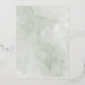 Invitation En Aluminium Boho Tropical Love Mariage Gold (Verso)